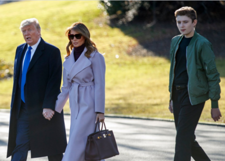 Out of nowhere, Barron Trump Is Very Tall, and It's Weirdly Hilarious